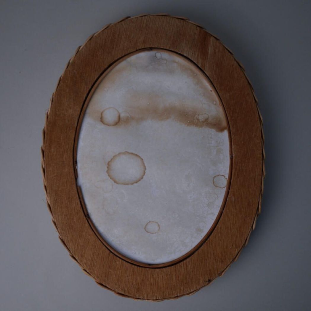 Lille Spejl med Flettet Ramme 3