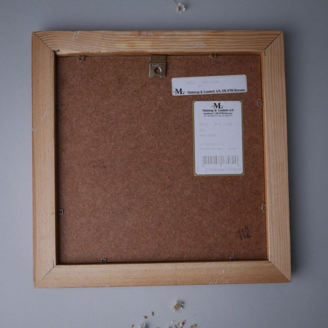 Lille Vintage Spejl i Træ 4