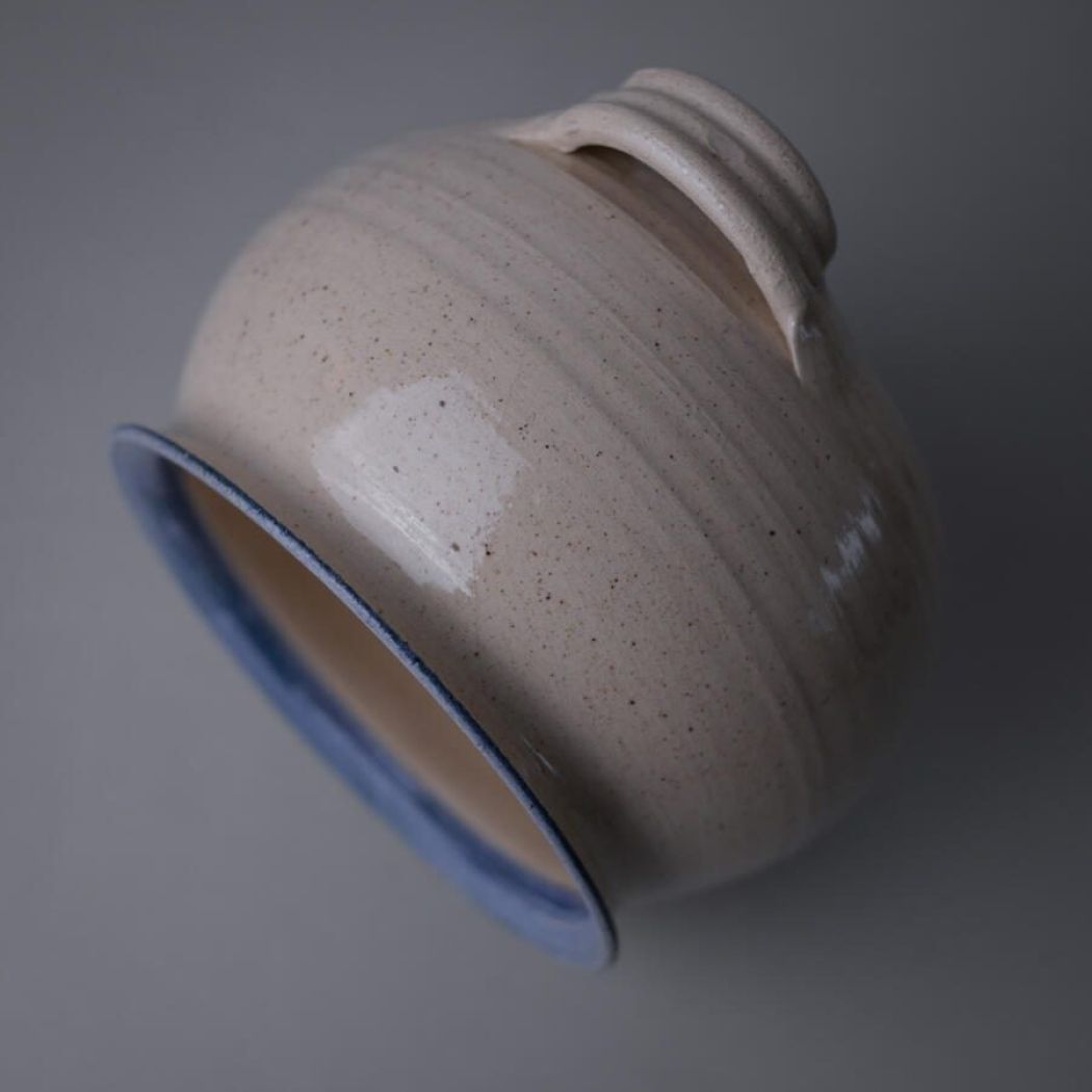 Vægstage med Blå Blomster 3