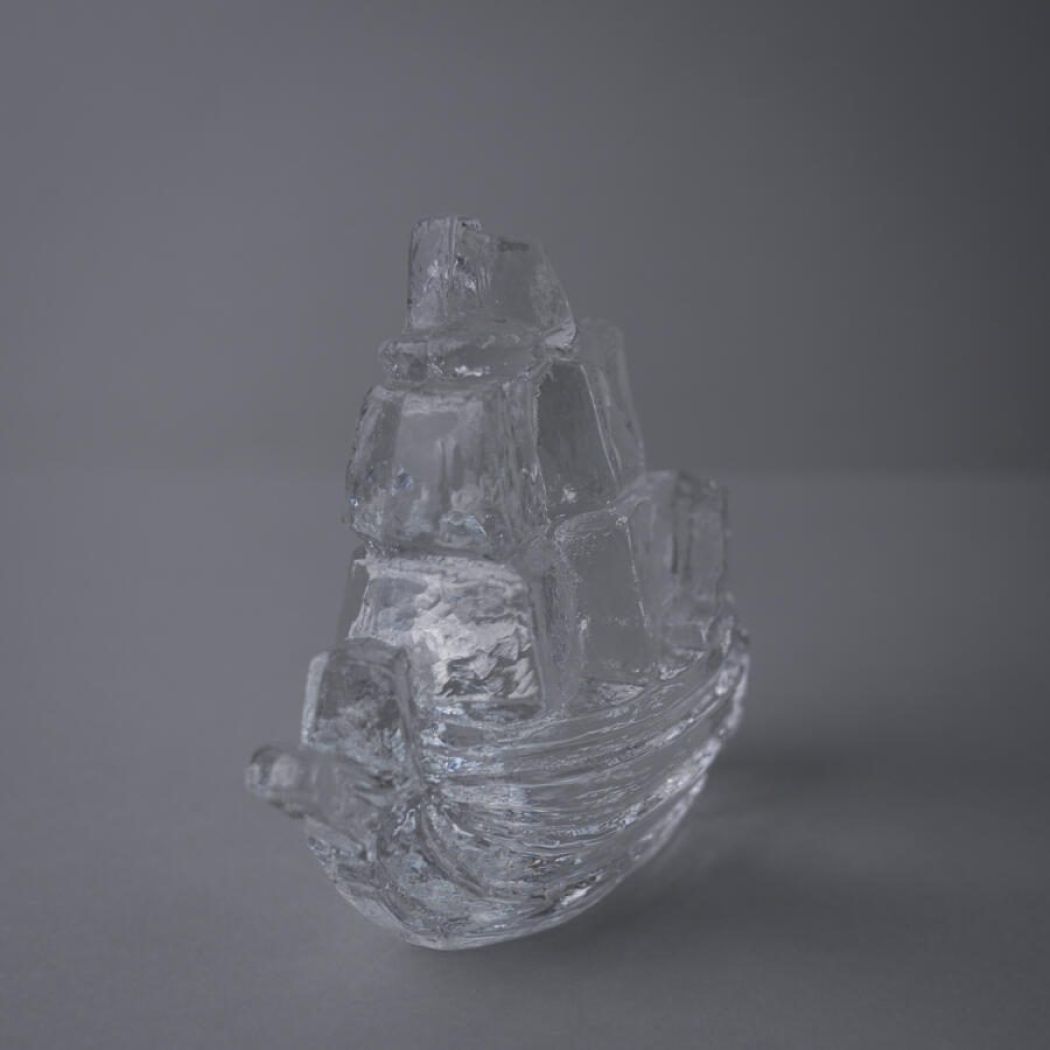 Bogstøtte Glas skib 2