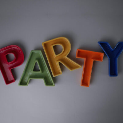 Farverige Partyfade, 5 stk. 2