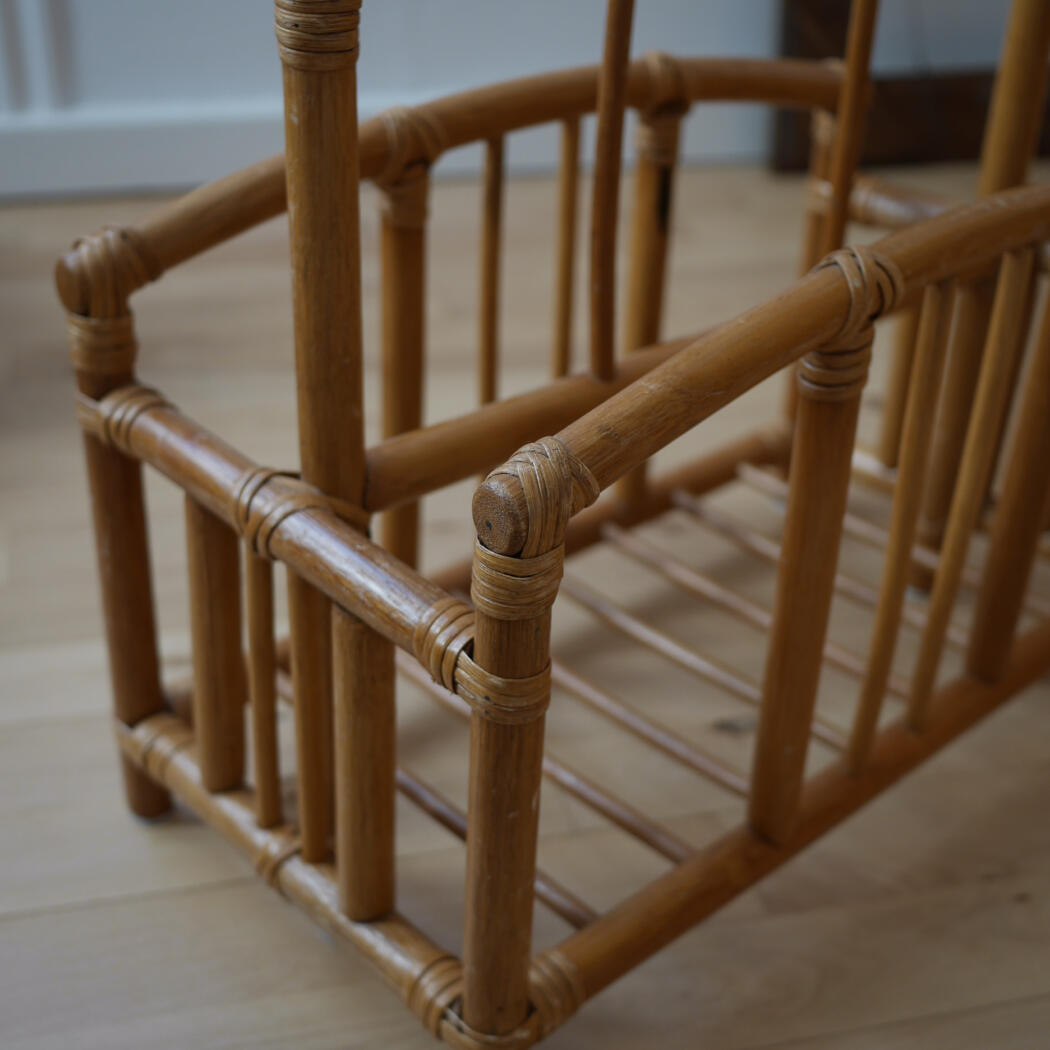 Retro Bambus Avisholder 1