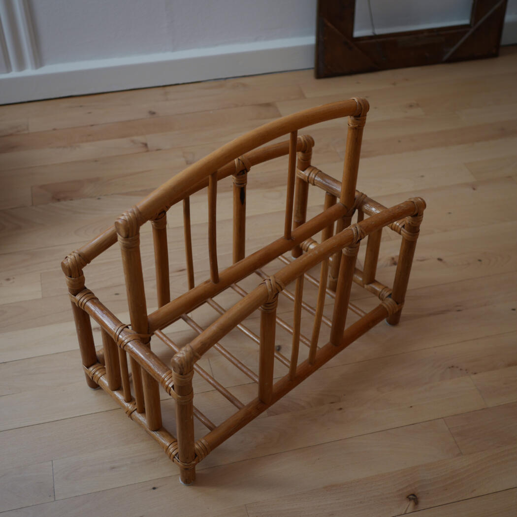 Retro Bambus Avisholder 2