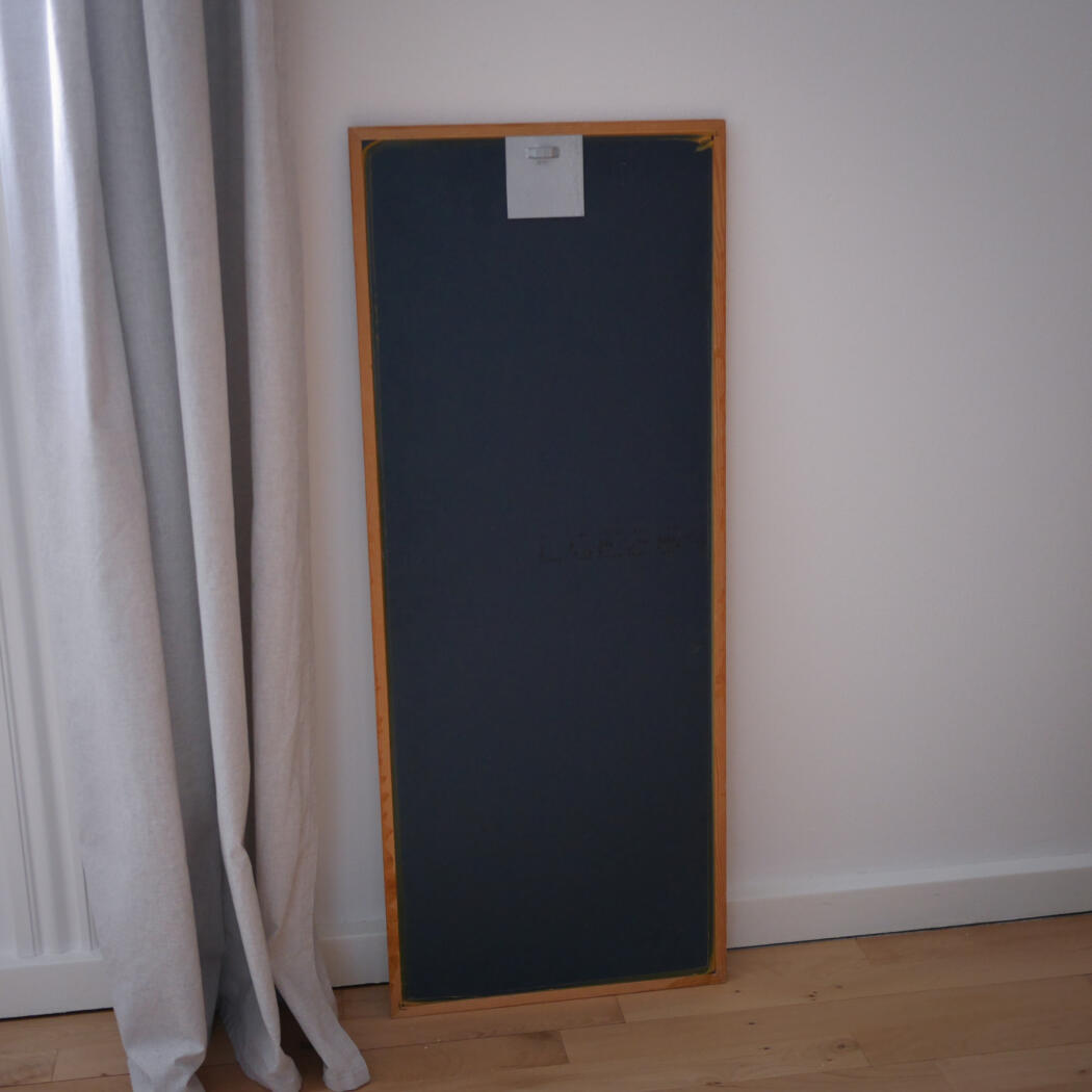 Aflangt Spejl med Træramme 8