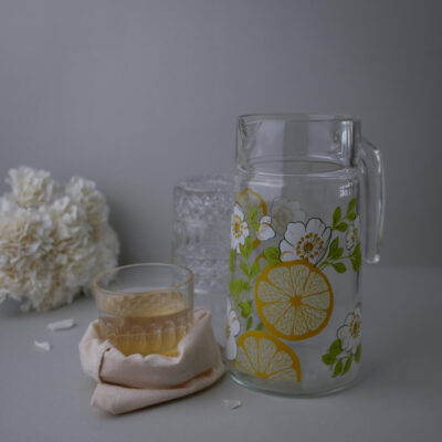 Glaskande med Citroner