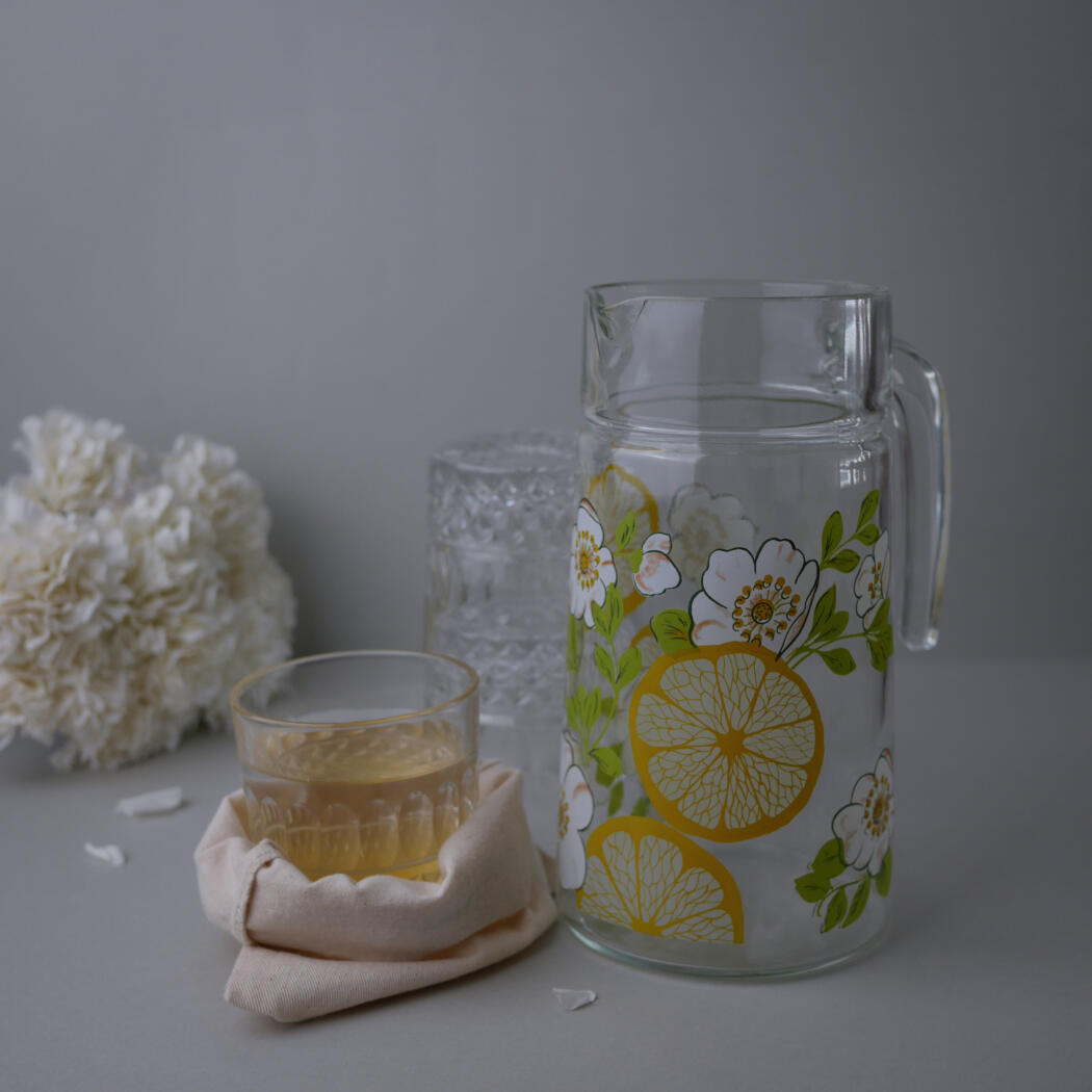 Glaskande med Citroner