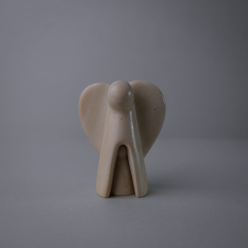 Engel Fedtstensfigur med Barn 1