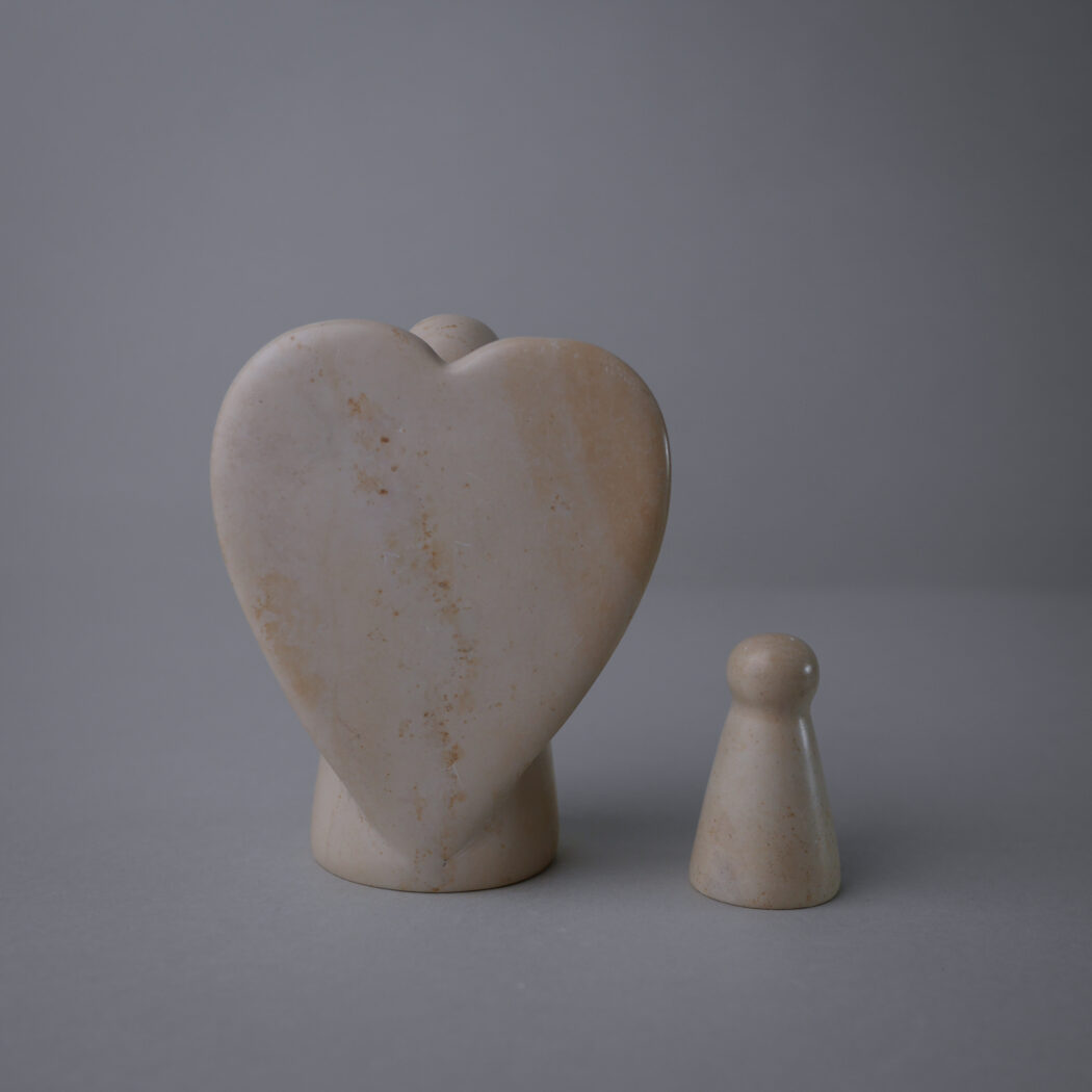 Engel Fedtstensfigur med Barn 5