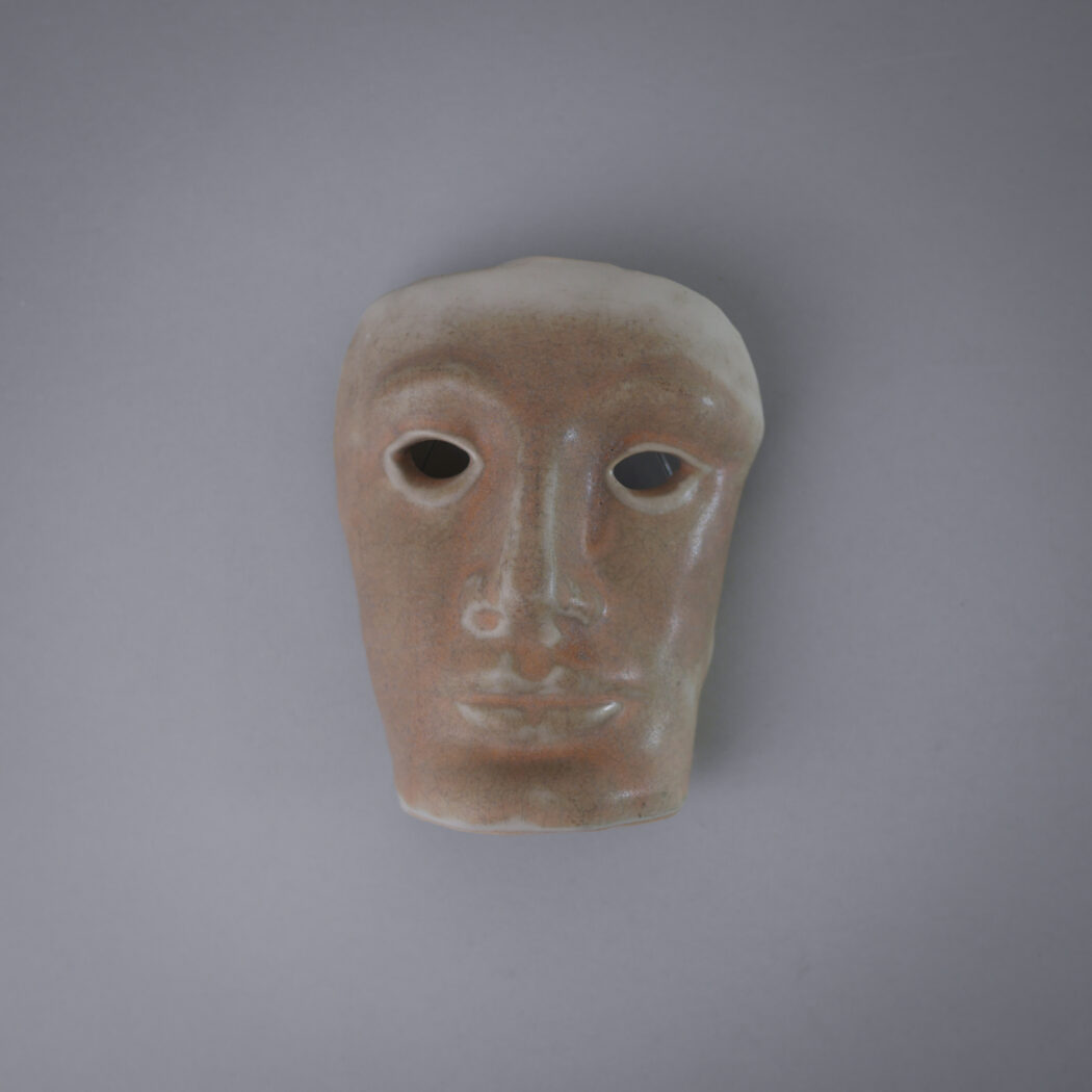 Beige Keramik Maske 1