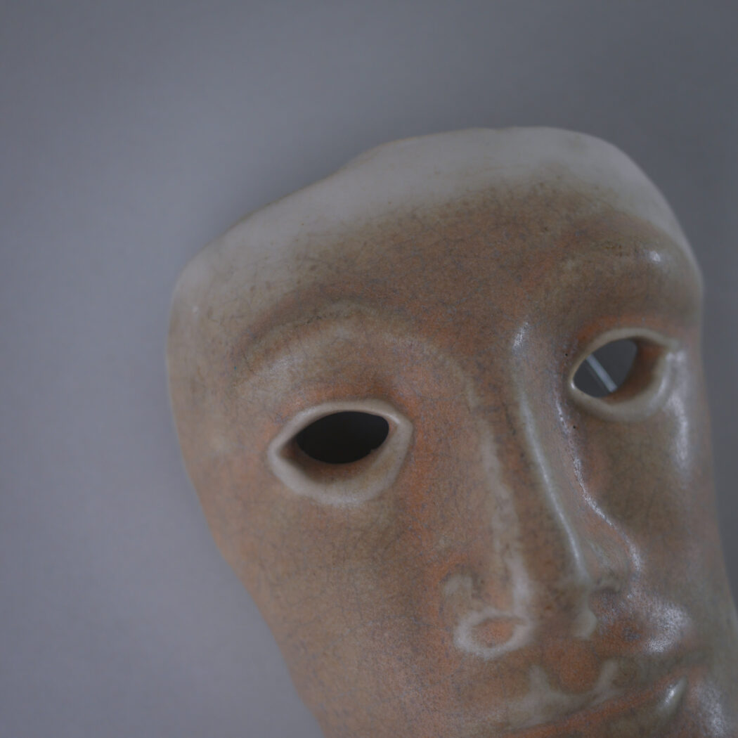 Beige Keramik Maske 5