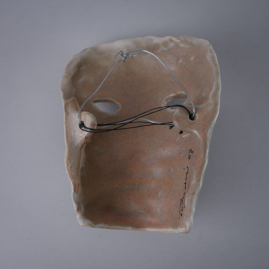Beige Keramik Maske 9