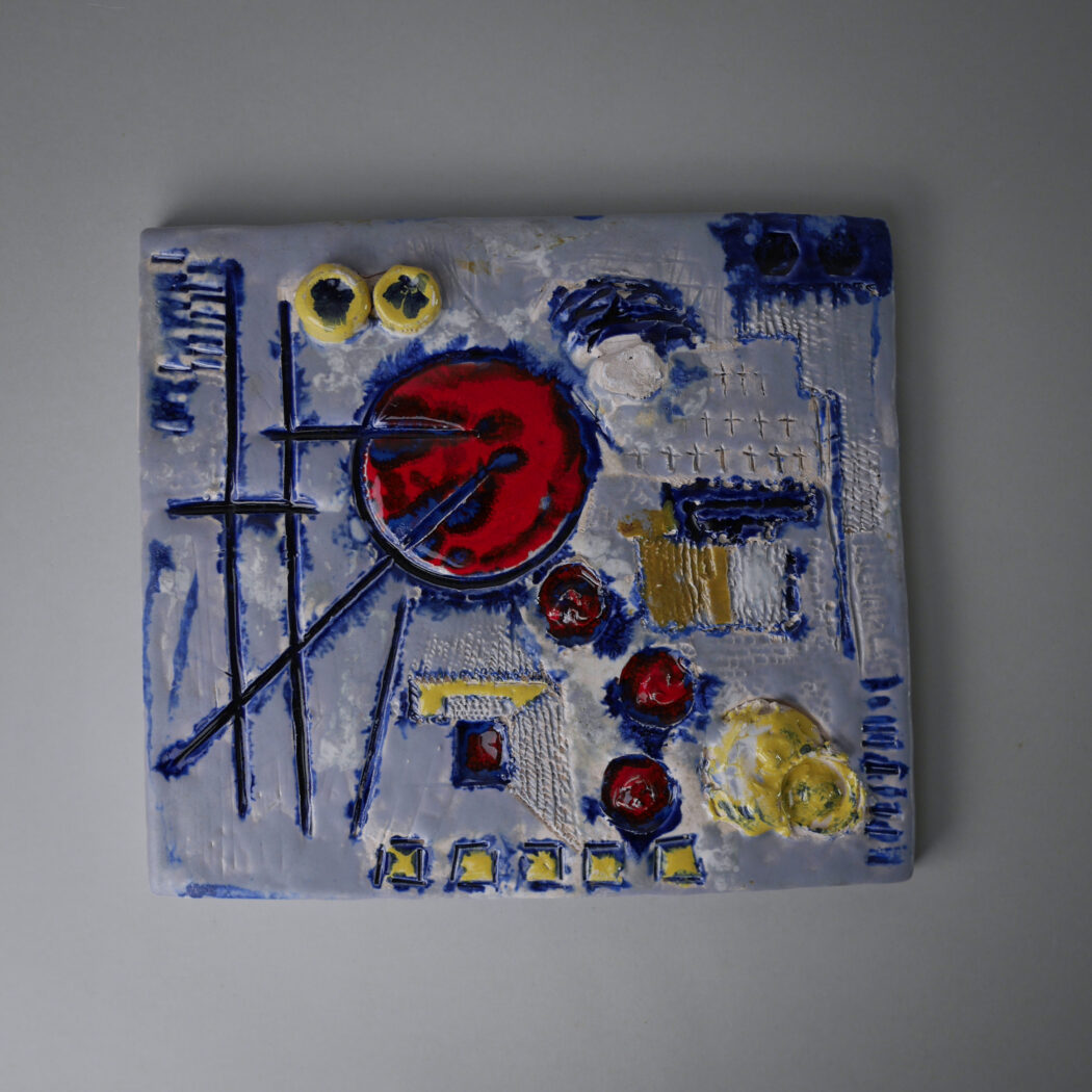 Abstrakt Keramik Vægkunst 1