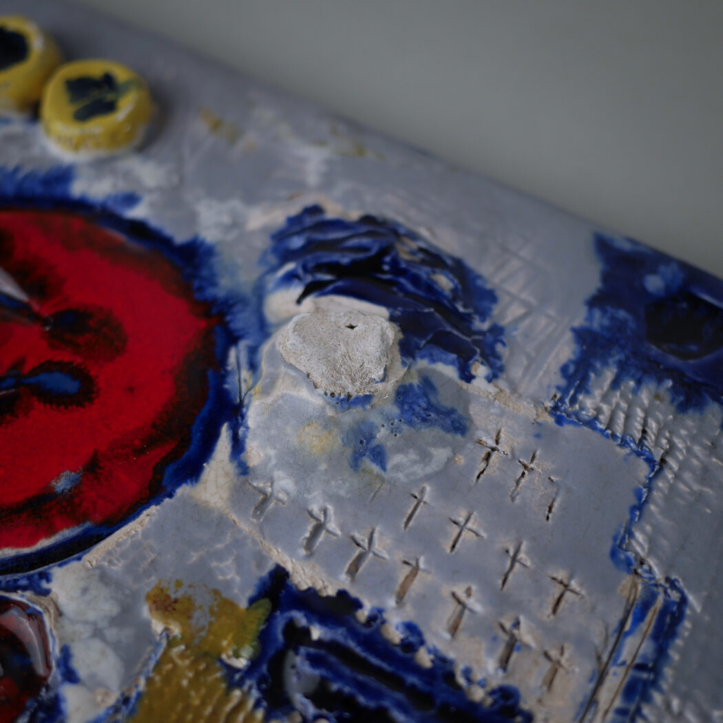 Abstrakt Keramik Vægkunst 4