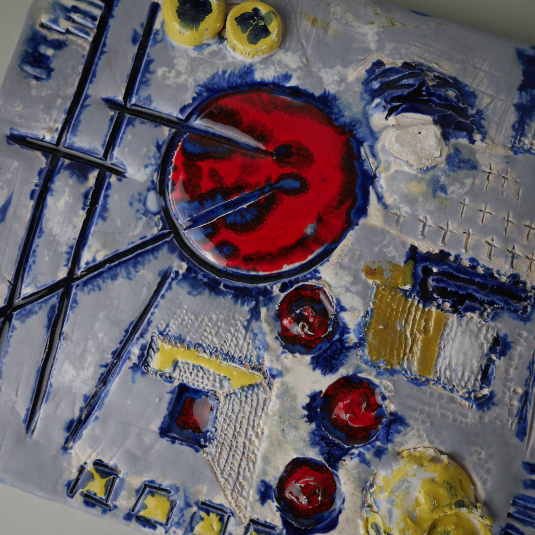 Abstrakt Keramik Vægkunst 6