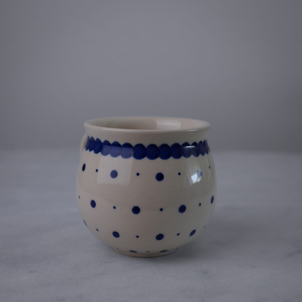 Krus med Blå Prikker 3