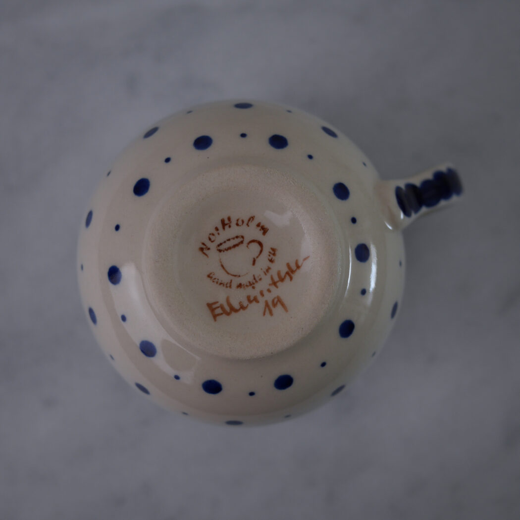 Krus med Blå Prikker 6