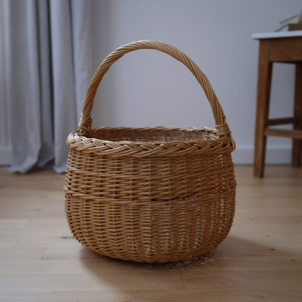 Pilefletskurv med Hank til Tæpper 1