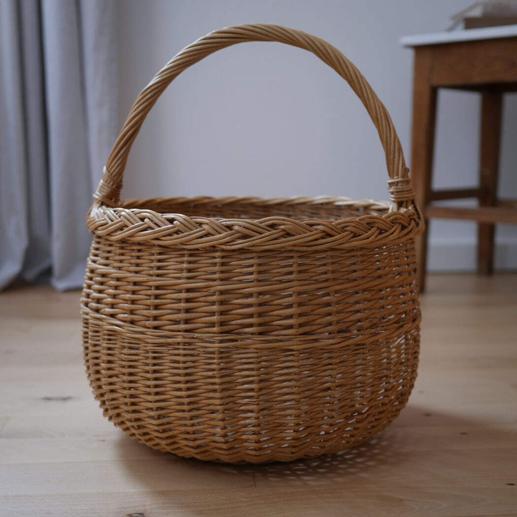 Pilefletskurv med Hank til Tæpper 3