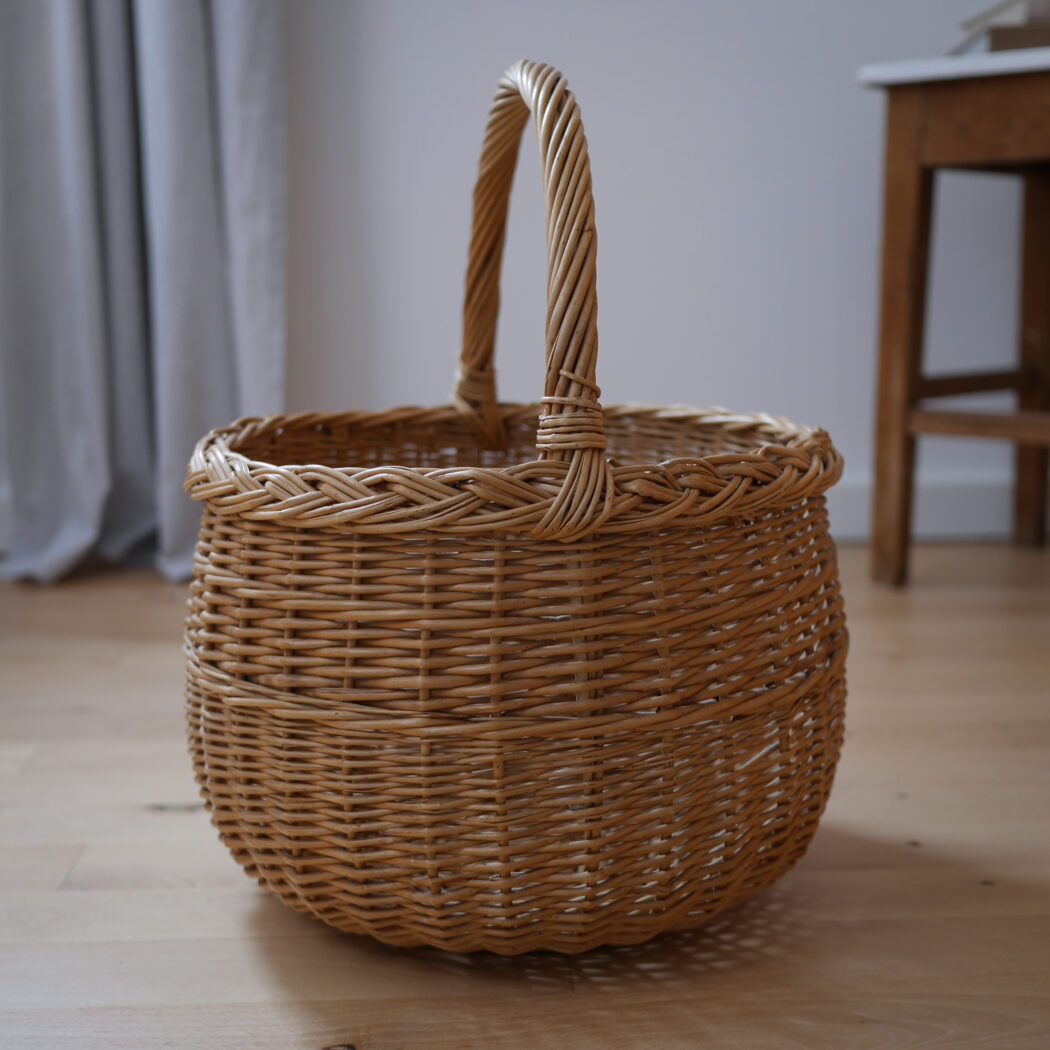 Pilefletskurv med Hank til Tæpper 4