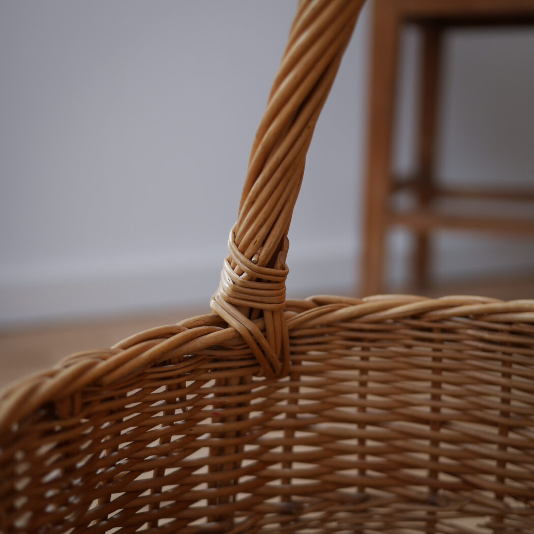 Pilefletskurv med Hank til Tæpper 6