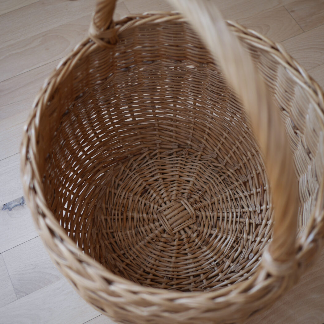 Pilefletskurv med Hank til Tæpper 8