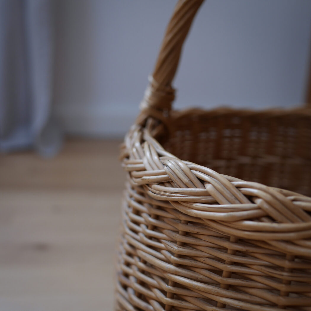 Pilefletskurv med Hank til Tæpper 9