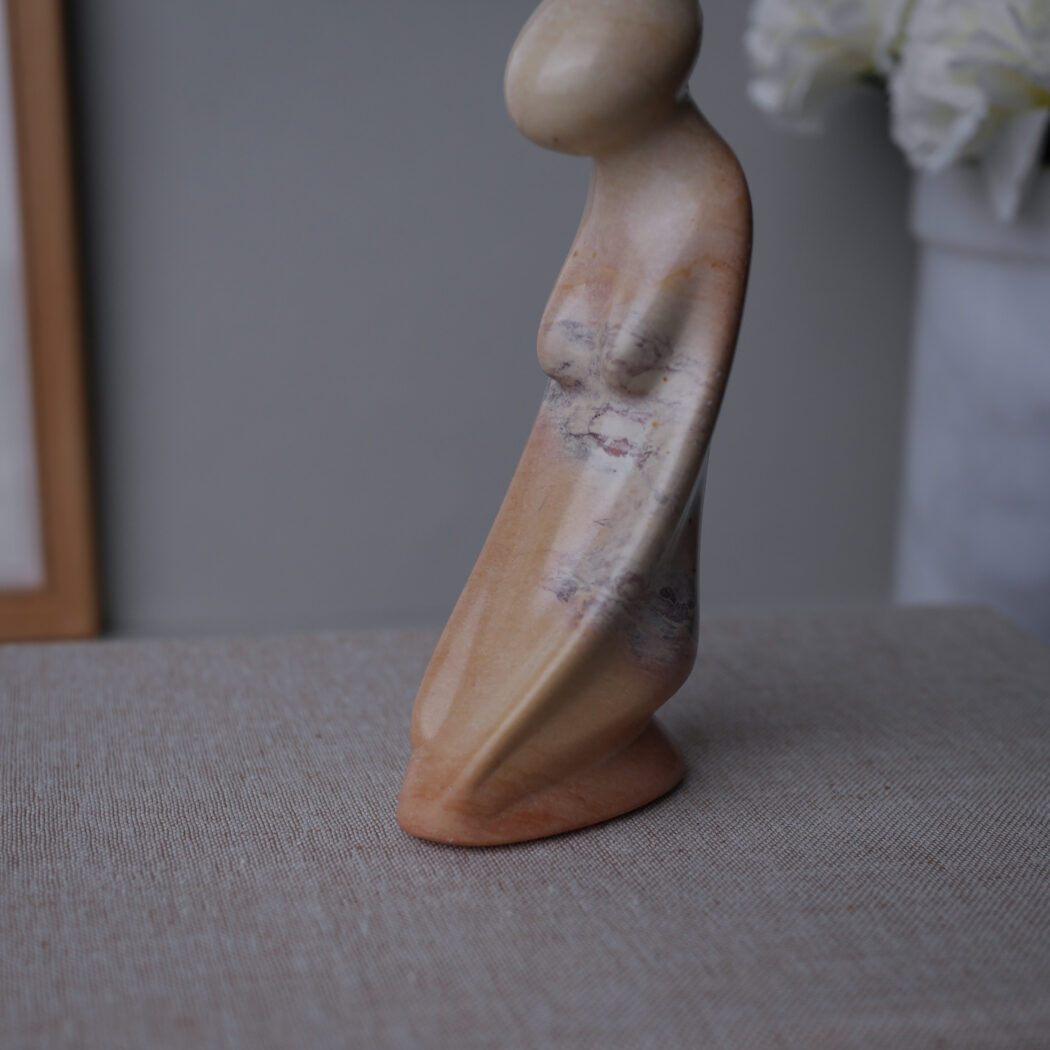 Fedtstensfigur - Kvinde med Barn 2