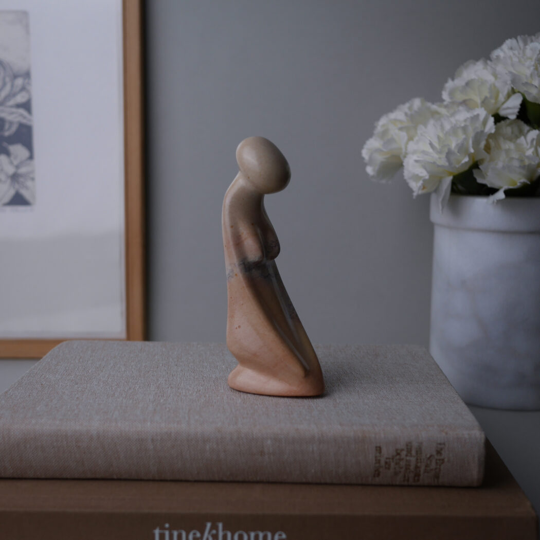 Fedtstensfigur - Kvinde med Barn 4