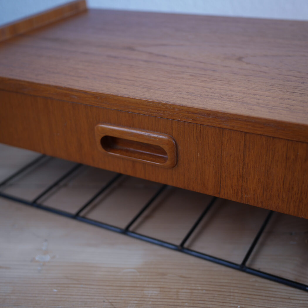 Væghængt Sengebord i Teaktræ 4