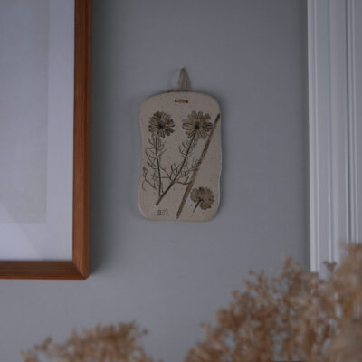 Lille Beige Natur Relief - Blomster