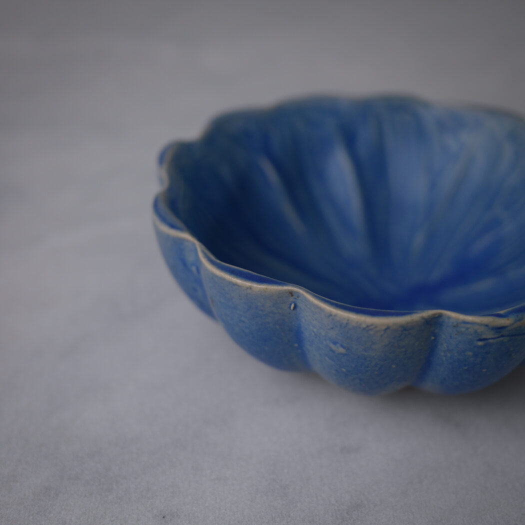 Dekorative Blå Keramik Skåle, 5 stk. 3