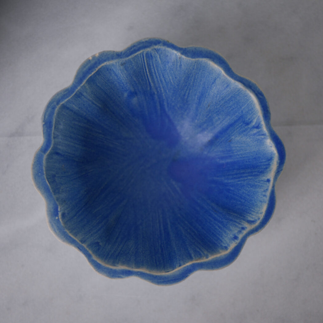 Dekorative Blå Keramik Skåle, 5 stk. 7