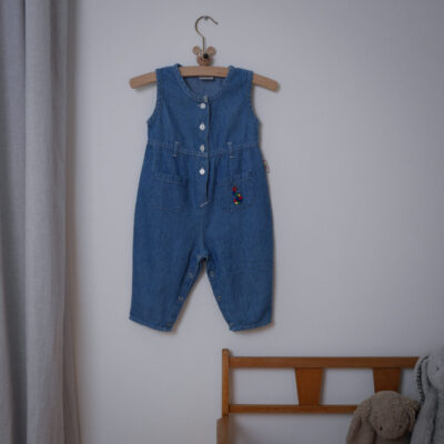 Denim Dragt med Kålorm