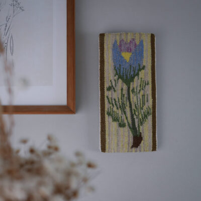 Vævet Blomsterbillede til Ophæng