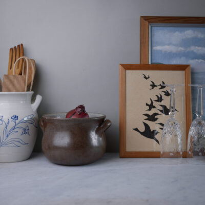 Mørkebrun Krukke til Køkkenet