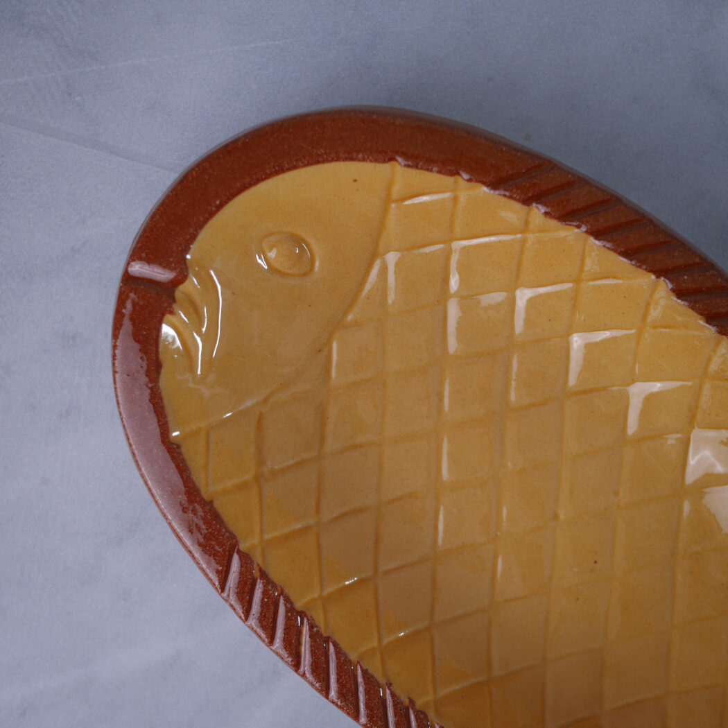 Gult Fiskefad i Keramik 2