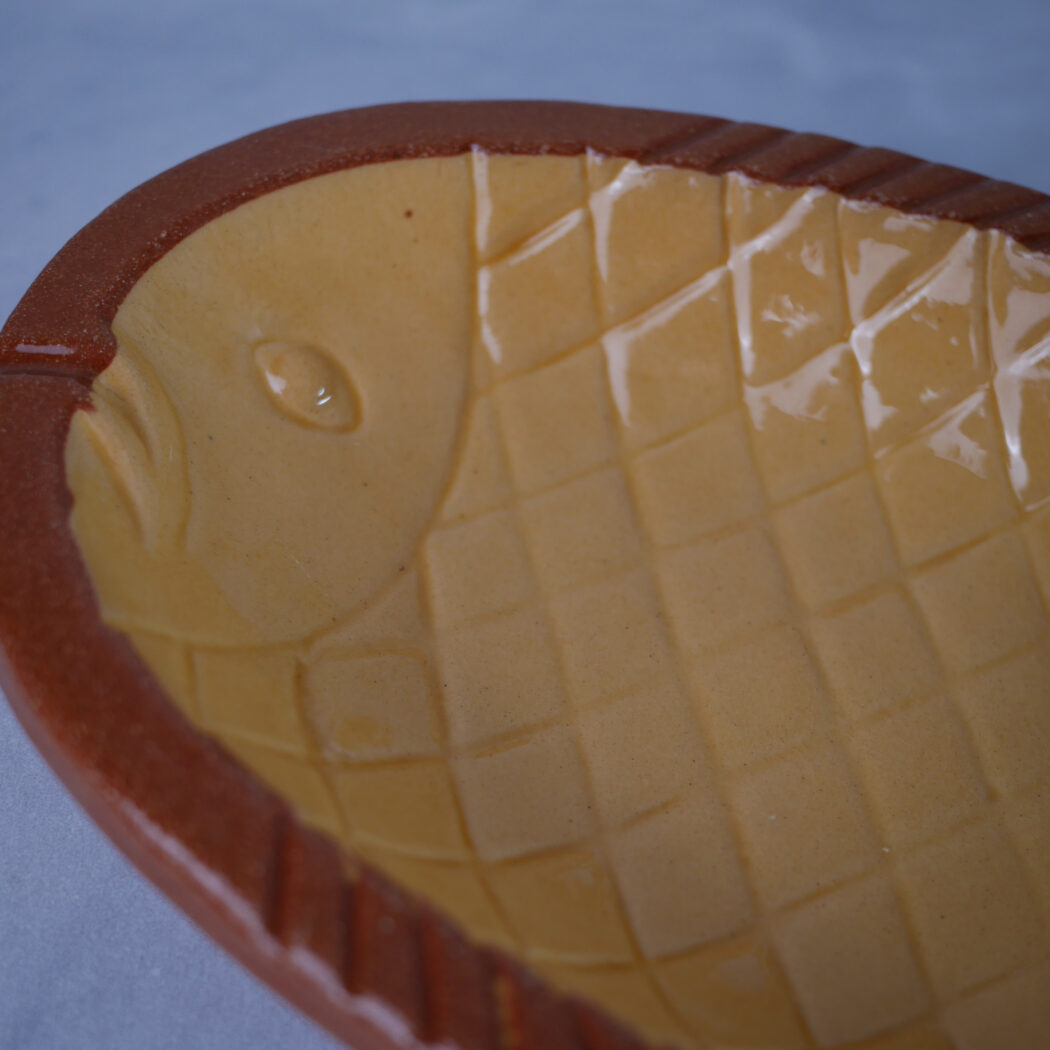 Gult Fiskefad i Keramik 6