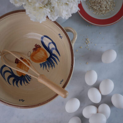 Stor Italiensk Spaghetti Skål i Keramik