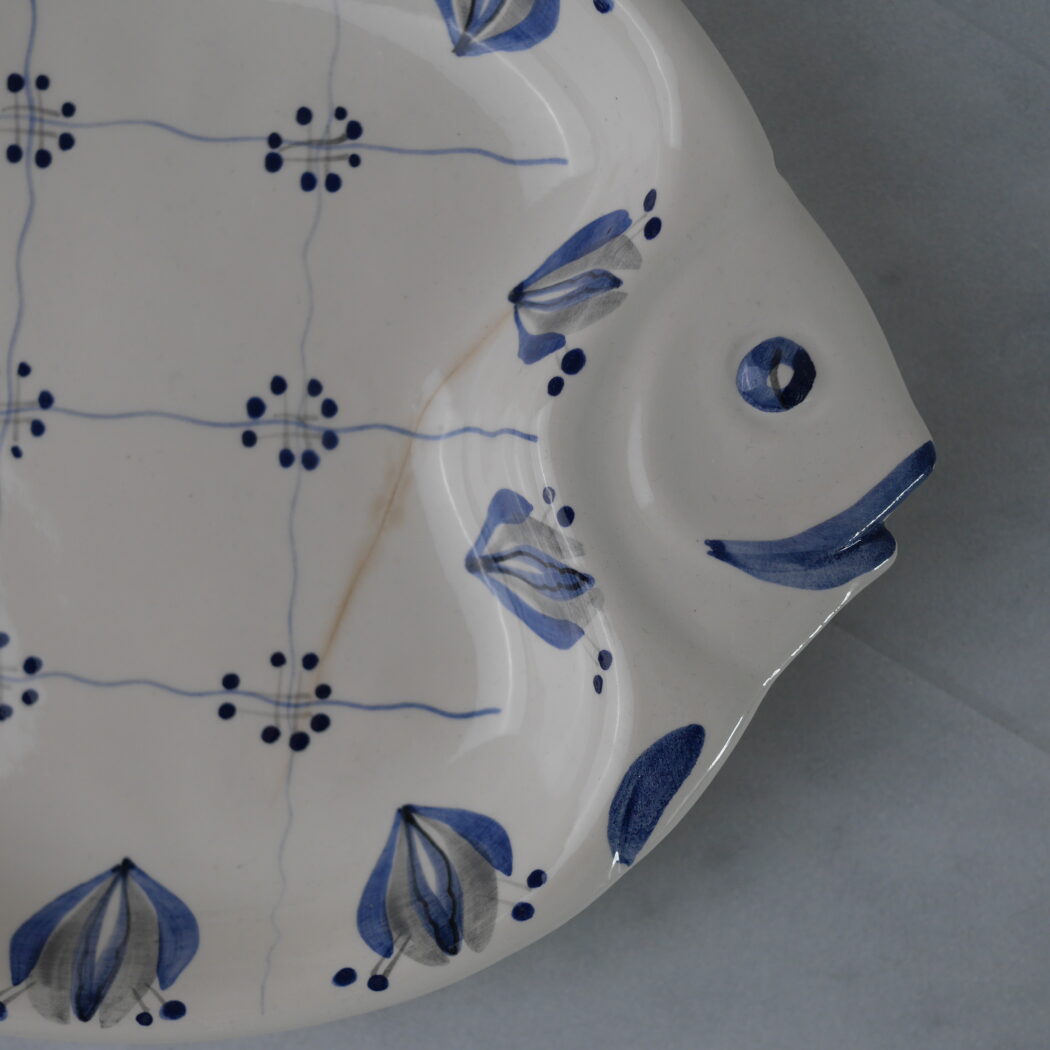 Fiskefad med Blå Dekorationer (ITU) 5