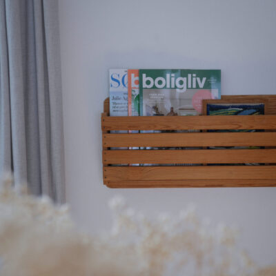 Magasinholder i Træ til Væggen