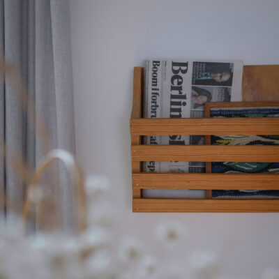 Træ Magasin Holder til Væggen