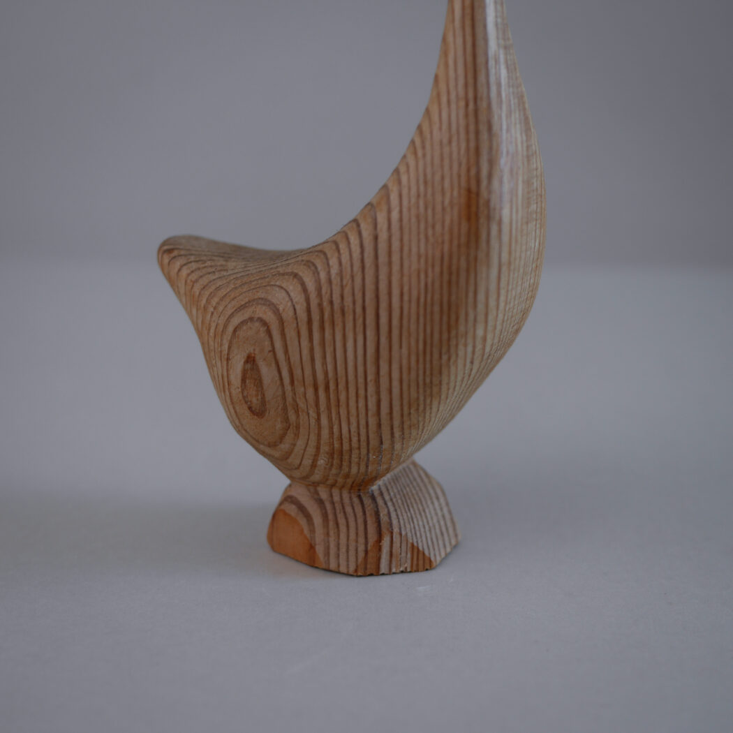 Lille Fuglefigur i Træ 5