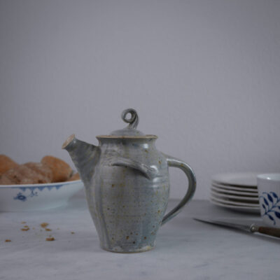 Lyseblå Håndlavet Keramik Tekande