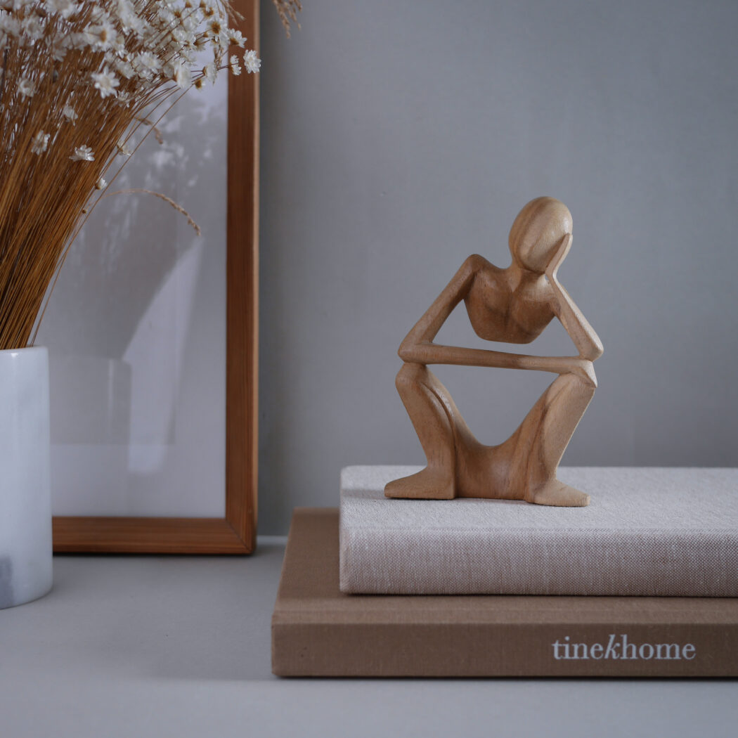 Lille Lys Træ Figur