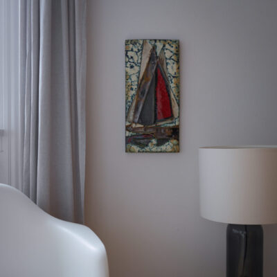 Højt Relief med Skibsmotiv