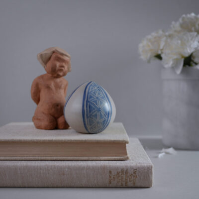 Lille Keramik Pynte Æg