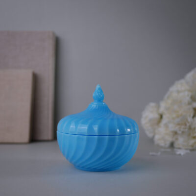 Lyseblå Swirl Bonbonniere