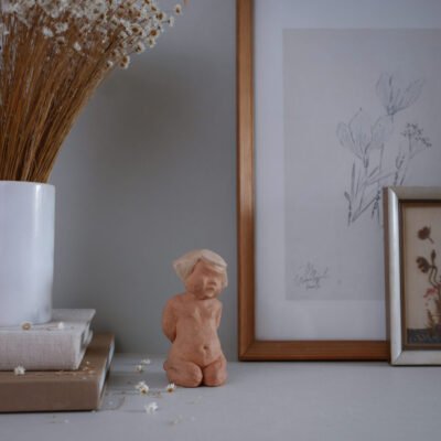 Lille Keramik Pige Figur