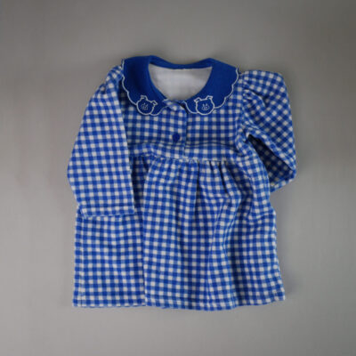 Blåternet Vintage Kjole