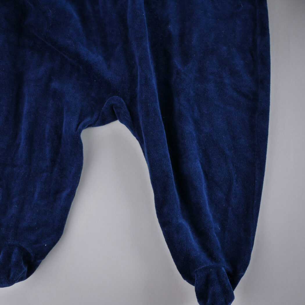 Vintage Blå Velour Dragt 8